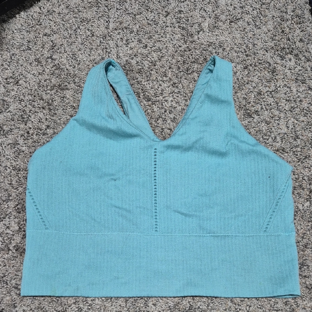 All in Motion Teal Racerback Top